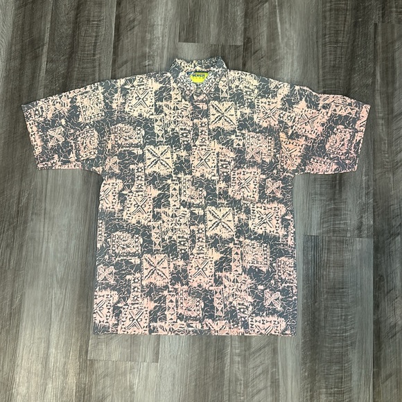 Beach Club Vintage 90s Short Sleeve Button Down - Small - Picture 2 of 5